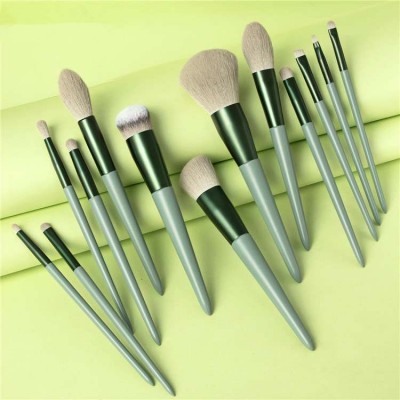 13 Piece Custom Brand Synthetic Makeup Brush Set Highend Makeup Professional Brushes Tool Set ODM Logo