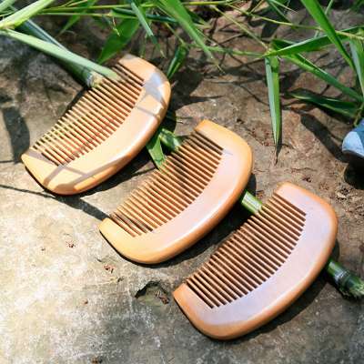 OEM/ODM Customized Logo Professional Hotel Biodegradable Eco Bamboo Hair Comb